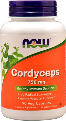 NOW Foods Cordyceps -- 750 mg - 90 Veg Capsules