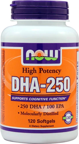NOW Foods DHA-250 High Potency -- 120 Softgels