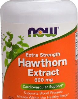 NOW Foods Extra Strength Hawthorn Extract -- 600 mg - 90 Veg Capsules