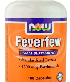 NOW Foods Feverfew -- 100 Capsules