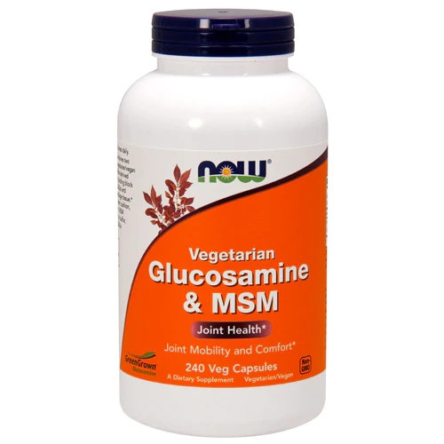 NOW Foods Glucosamine & MSM Vegetarian -- 240 Vcaps®