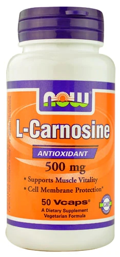 NOW Foods L-Carnosine -- 500 mg - 50 Vcaps®