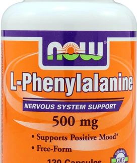 NOW Foods L-Phenylalanine -- 500 mg - 120 Capsules