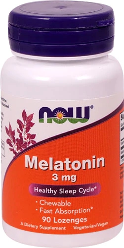 NOW Foods Melatonin -- 3 mg - 90 Lozenges