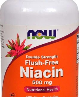 NOW Foods Niacin Flush-Free -- 500 mg - 180 Vcaps®