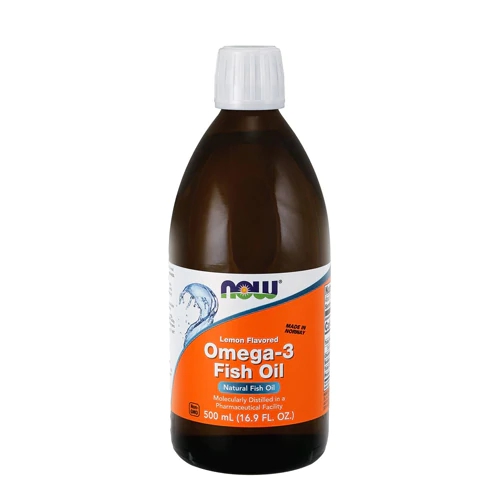 NOW Foods Omega-3 Fish Oil Lemon -- 16.9 fl oz