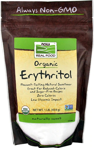 NOW Foods Organic Erythritol Natural Sweetener -- 1 lb