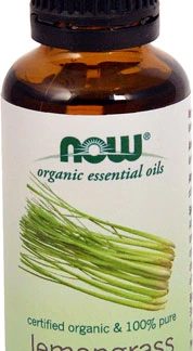 NOW Foods Organic Essential Oils Lemongrass -- 1 fl oz