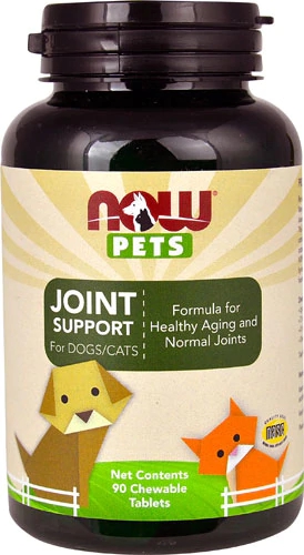 NOW Foods Pets Joint Support For Dogs-Cats -- 90 Chewable Tablets
