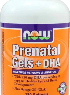 NOW Foods Prenatal Gels + DHA -- 180 Softgels
