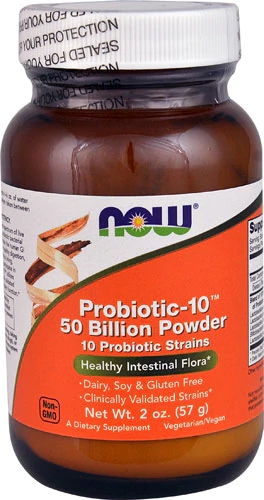 NOW Foods Probiotic-10™ 50 Billion Powder -- 2 oz