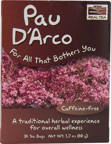 NOW Foods Real Tea Pau D'Arco -- 24 Tea Bags