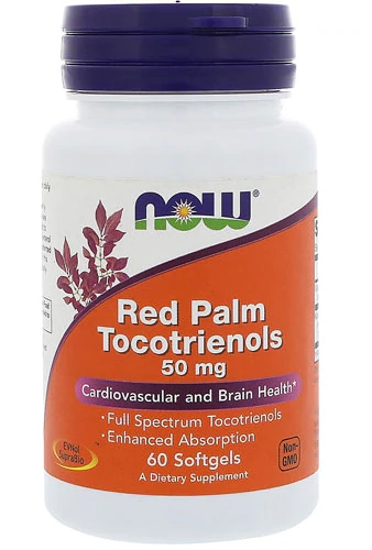 NOW Foods Red Palm Tocotrienols -- 50 mg - 60 Softgels