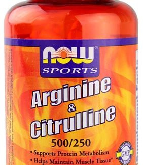 NOW Foods Sports Arginine & Citrulline -- 120 Capsules
