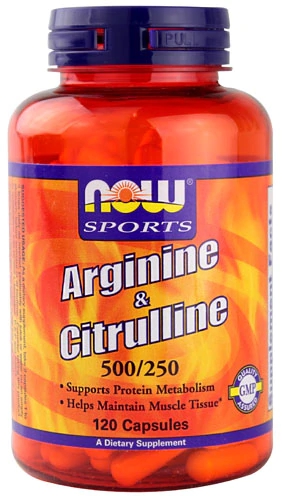 NOW Foods Sports Arginine & Citrulline -- 120 Capsules