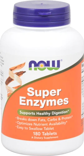 NOW Foods Super Enzymes -- 180 Tablets