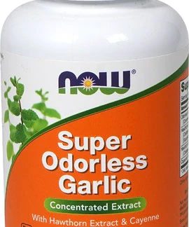 NOW Foods Super Odorless Garlic -- 180 Vegetarian Capsules
