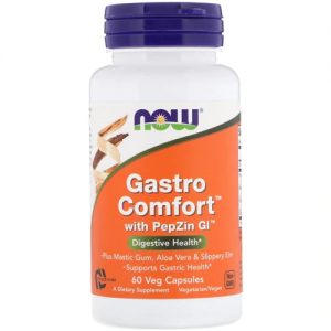 NOW Gastro Comfort™ with PepZin GI™ -- 60 Veg Capsules
