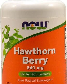 NOW Hawthorn Berry -- 540 mg - 100 Veg Capsules