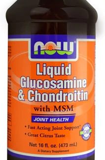 NOW Liquid Glucosamine & Chondroitin with MSM Citrus -- 16 fl oz