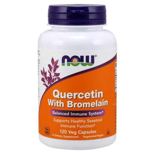 NOW Quercetin with Bromelain -- 120 Veg Capsules