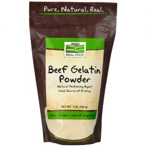 NOW Real Food Beef Gelatin Powder -- 1 lb