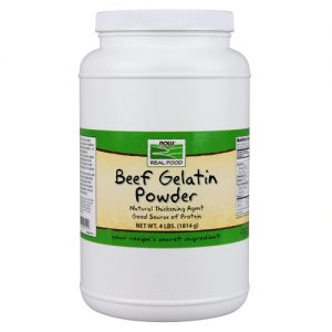 NOW Real Food Beef Gelatin Powder -- 4 lbs