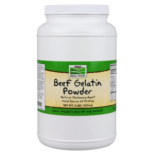 NOW Real Food Beef Gelatin Powder -- 4 lbs