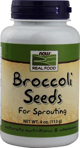NOW Real Food Broccoli Seeds For Sprouting -- 4 oz