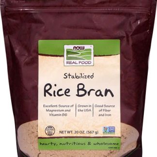 NOW Real Food Rice Bran -- 20 oz