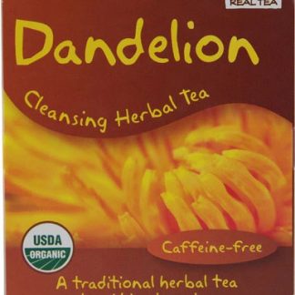 NOW Real Tea Organic Dandelion Cleansing Herbal Tea -- 24 Tea Bags