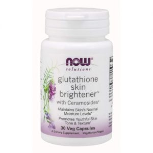 NOW Solutions Glutathione Skin Brightener™ with Ceramosides® -- 30 Veg Capsules