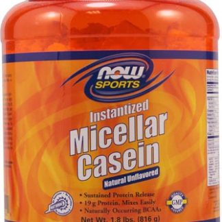 NOW Sports Micellar Casein Natural Unflavored -- 1.8 lbs