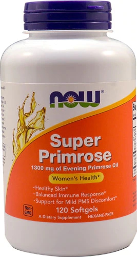NOW Super Primrose -- 1300 mg - 120 Softgels