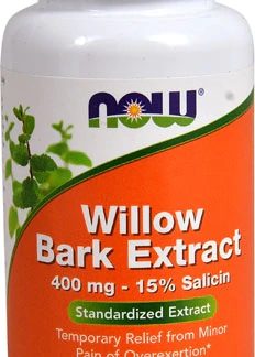 NOW Willow Bark Extract -- 400 mg - 100 Capsules