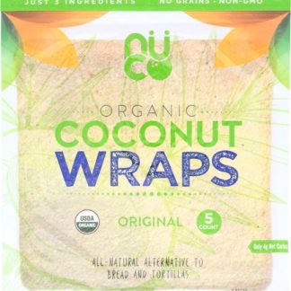 Nuco Organic Coconut Wraps Original -- 5 Wraps