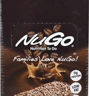 NuGo Nutrition To Go Bars Coffee -- 15 Bars