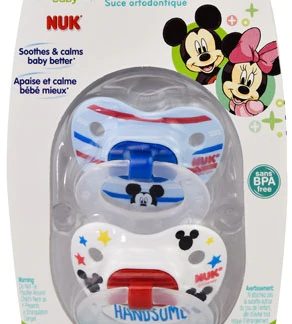 NUK Disney Baby Minnie Mouse Pacifiers 6-18 Months 2-Pack -- 2 Pacifiers