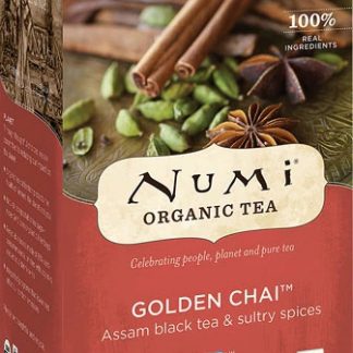 Numi Golden Chai™ Spiced Assam Black Tea -- 18 Tea Bags
