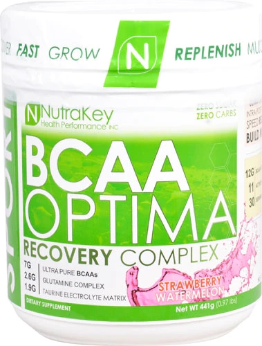 NutraKey BCAA Optima Strawberry Watermelon -- 30 Servings