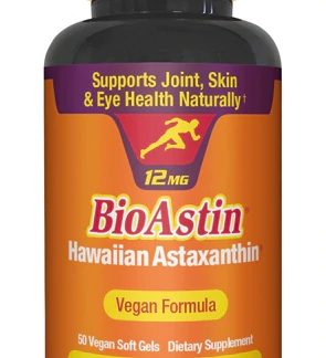 Nutrex Hawaii BioAstin® Hawaiian Astaxanthin Vegan Formula Dietary Supplement -- 12 mg - 50 Vegan Softgels
