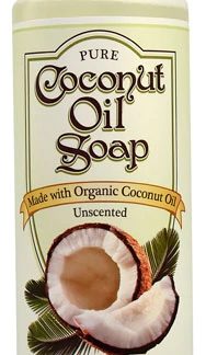 NutriBiotic Coconut Oil Soap Unscented -- 32 fl oz