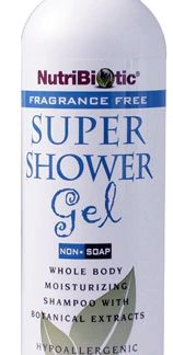 NutriBiotic Super Shower Gel Fragrance Free -- 12 fl oz