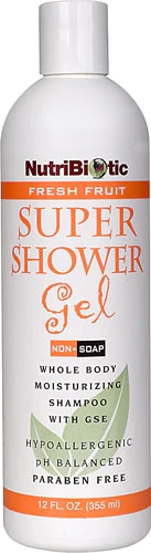 NutriBiotic Super Shower Gel Fresh Fruit -- 12 fl oz