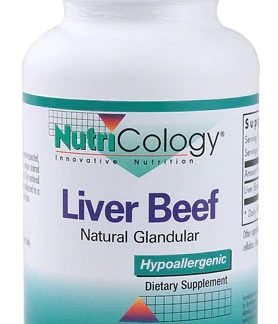 NutriCology Liver Beef Natural Glandular -- 125 Vegicaps