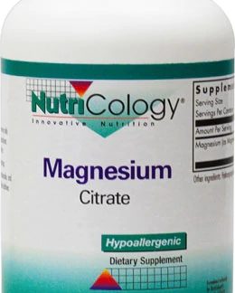 NutriCology Magnesium Citrate -- 180 Vegetarian Capsules