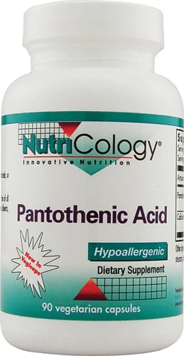 NutriCology Pantothenic Acid -- 90 Capsules