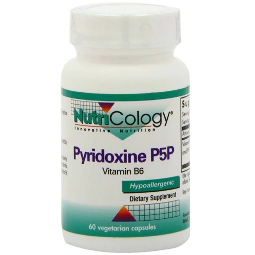 NutriCology Pyridoxine P5P Vitamin B6 -- 60 Vegetarian Capsules