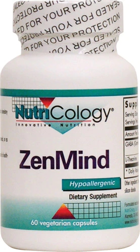 NutriCology ZenMind -- 60 Vegetarian Capsules