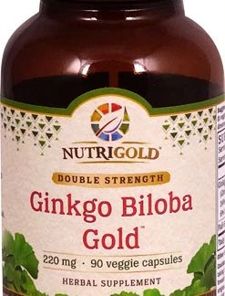 NutriGold Ginkgo Biloba Gold™ -- 220 mg - 90 Vegan Capsules